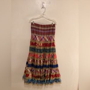 Koos Van Den Akker Multi-Colored Skirt